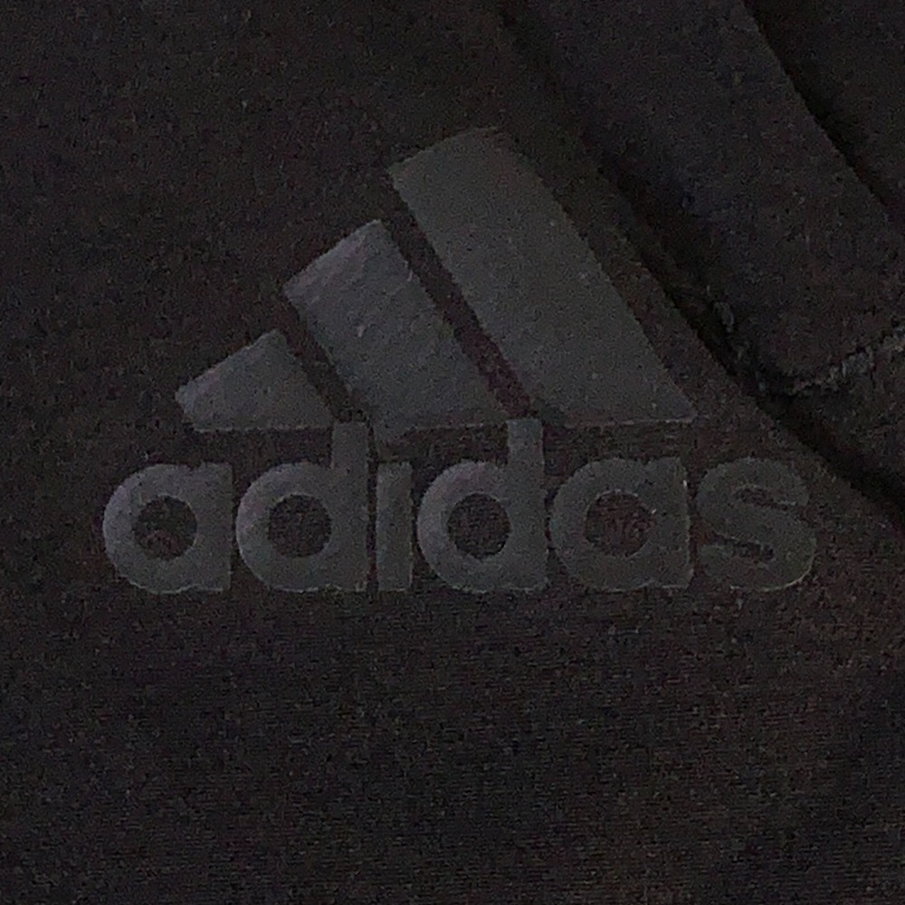 Adidas Women's Size XS Black High Waisted Zip Pocket Drawstring Athletic Shorts - Picture 2 of 9